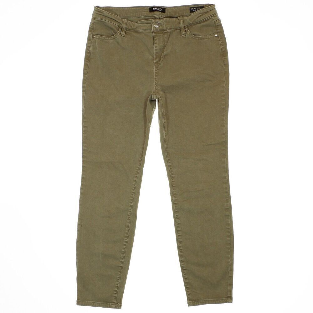 Buffalo Avalon Mid Rise Ankle Skinny Size 10 Womens Taupe Measures 30 x 25.5